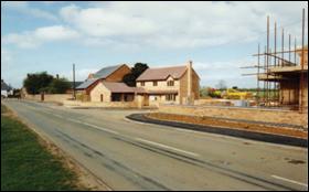 New housing 1 - The beginnings of the Morrison Park Road housing development