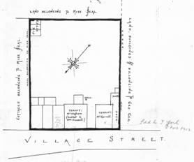 Picture 12. Baldwin deeds 15 Conveyance of 1904 showing property adjoining the old brickyard